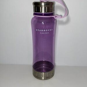 Starbucks tumbler purple plastic metal‎ 18 oz screw top 2006